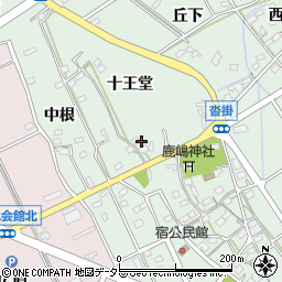 愛知県豊明市沓掛町森浦11周辺の地図