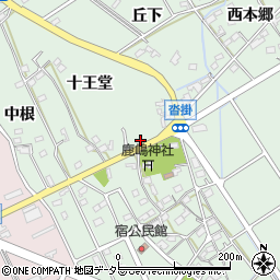 愛知県豊明市沓掛町森浦18周辺の地図