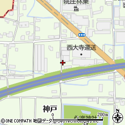岡山県津山市神戸469周辺の地図
