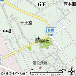 愛知県豊明市沓掛町森浦17周辺の地図
