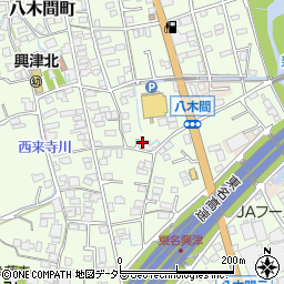 米澤美容院周辺の地図