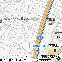 滋賀県大津市下阪本4丁目20周辺の地図