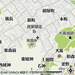 愛知県名古屋市緑区大高町西門田10周辺の地図