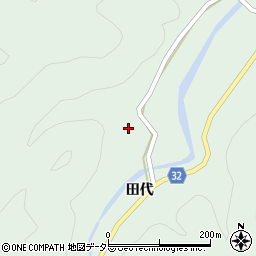 愛知県設楽町（北設楽郡）神田（空ノ島）周辺の地図