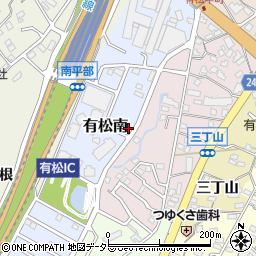 愛知県名古屋市緑区有松南415周辺の地図