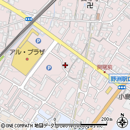 滋賀県野洲市小篠原966周辺の地図