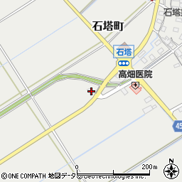 滋賀県東近江市石塔町527周辺の地図