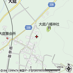 岡山県真庭市大庭157周辺の地図