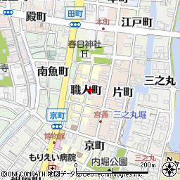 三重県桑名市職人町周辺の地図