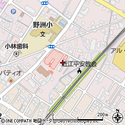 滋賀県野洲市小篠原1099周辺の地図