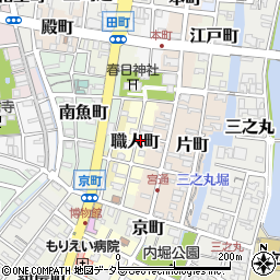 三重県桑名市職人町周辺の地図