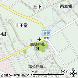 愛知県豊明市沓掛町森浦20周辺の地図