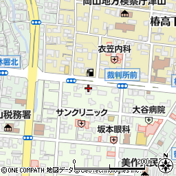 広貫堂津山営業所周辺の地図