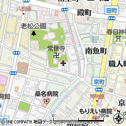 三重県桑名市南寺町周辺の地図