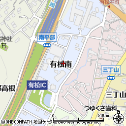 愛知県名古屋市緑区有松南418周辺の地図
