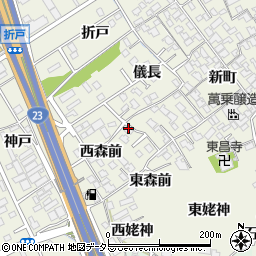 愛知県名古屋市緑区大高町西森前45周辺の地図