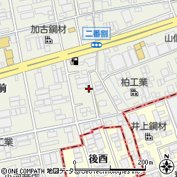 東亜道路工業株式会社　中部支社周辺の地図