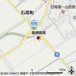 滋賀県東近江市石塔町236周辺の地図