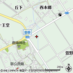 愛知県豊明市沓掛町萱野15周辺の地図