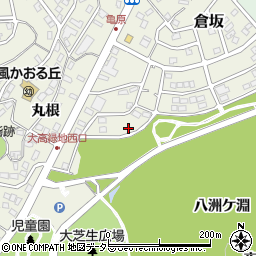 愛知県名古屋市緑区倉坂1417周辺の地図