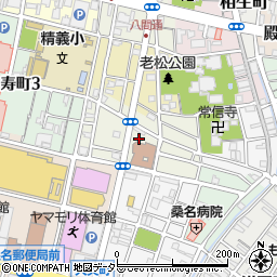 三重県桑名市常盤町周辺の地図