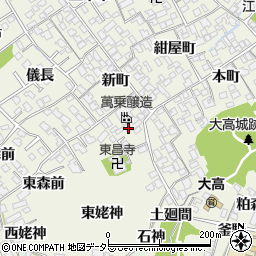 愛知県名古屋市緑区大高町西門田周辺の地図