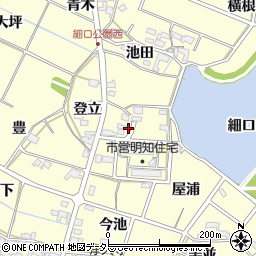 愛知県みよし市明知町団子山周辺の地図