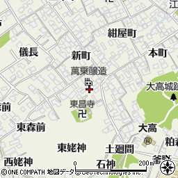 愛知県名古屋市緑区大高町（西門田）周辺の地図