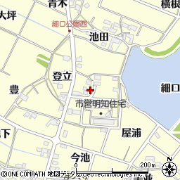 愛知県みよし市明知町（団子山）周辺の地図