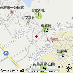 滋賀県東近江市石塔町957周辺の地図