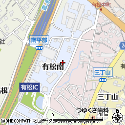 愛知県名古屋市緑区有松南414周辺の地図