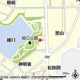 愛知県みよし市明知町細口浦周辺の地図