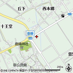 愛知県豊明市沓掛町萱野周辺の地図