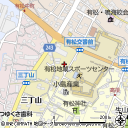 愛知県名古屋市緑区有松町大字有松往還南周辺の地図