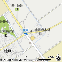 滋賀県蒲生郡竜王町綾戸329周辺の地図