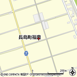 三重県桑名市長島町福豊周辺の地図
