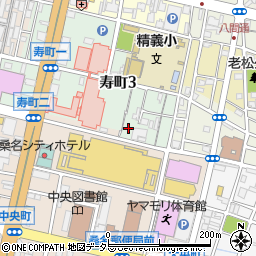 桑名 丁子屋周辺の地図