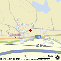 岡山県津山市中北上周辺の地図