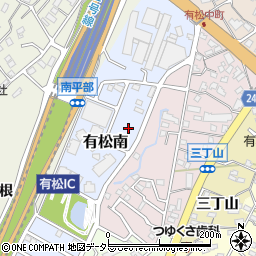 愛知県名古屋市緑区有松南411周辺の地図