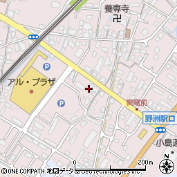滋賀県野洲市小篠原965周辺の地図