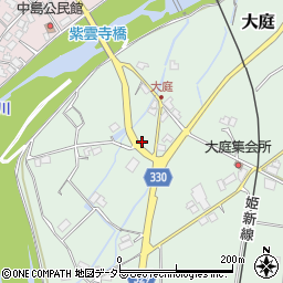 岡山県真庭市大庭537周辺の地図