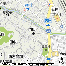 愛知県名古屋市緑区大高町（門田）周辺の地図