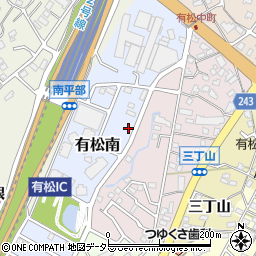 愛知県名古屋市緑区有松南409周辺の地図