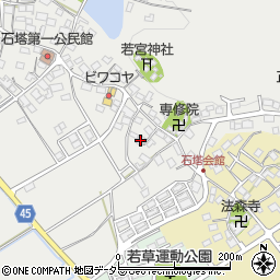 滋賀県東近江市石塔町955周辺の地図