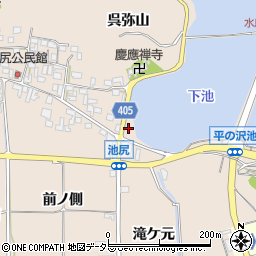 京都府亀岡市馬路町平野沢下池周辺の地図