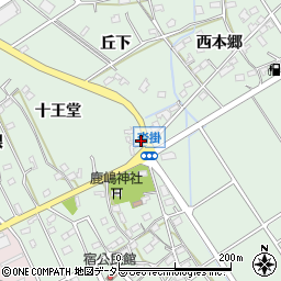 愛知県豊明市沓掛町森浦2周辺の地図