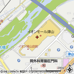 株式会社手芸の丸十津山店周辺の地図