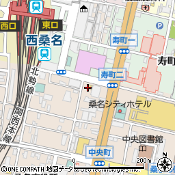 名大進学会桑名本部周辺の地図