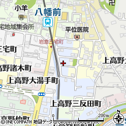 京都府京都市左京区上高野市川町1-39周辺の地図