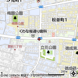三重県桑名市桜通周辺の地図